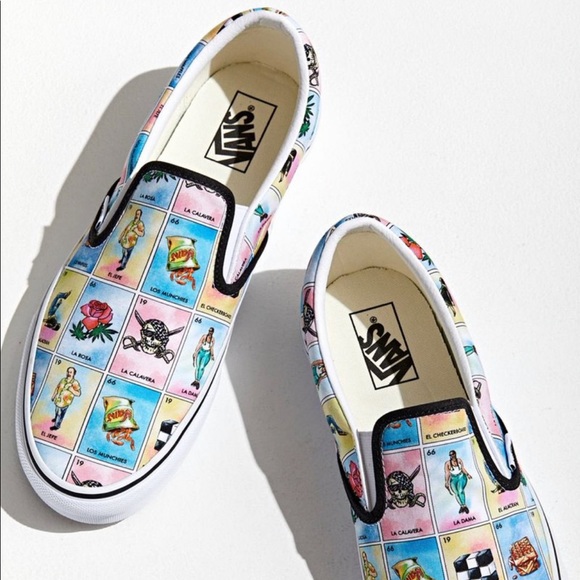 loteria slip ons